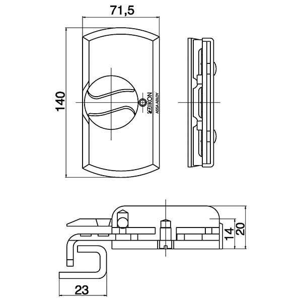 Fenster- und Balkontürensicherung IKON Krallfix 1 9M03 Fenster- und Balkontürensicherung IKON Krallfix 1 9M03